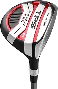Powerbilt TPS Blackout Max Fairway Woods, 3/5 Men's Right Handed Black/Red