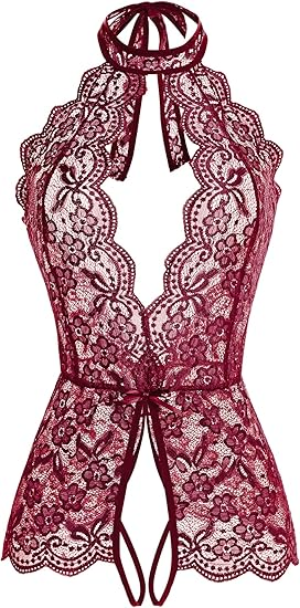 Ababoon Women One Piece Lingerie Lace Sexy Baby Dolls Teddy Sleepwear